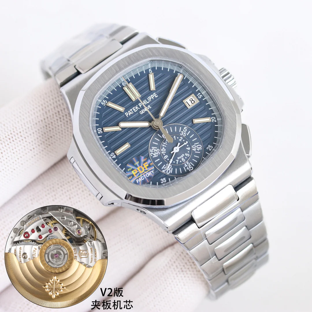 百达翡丽 5980 多功能计时码表 男士多功能机械腕表 百达翡丽 5980 多功能计时码表 男士多功能机械腕表
