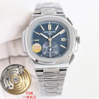 5980 多功能计时码表  男士多功能机械腕表 高仿百达翡丽男士腕表