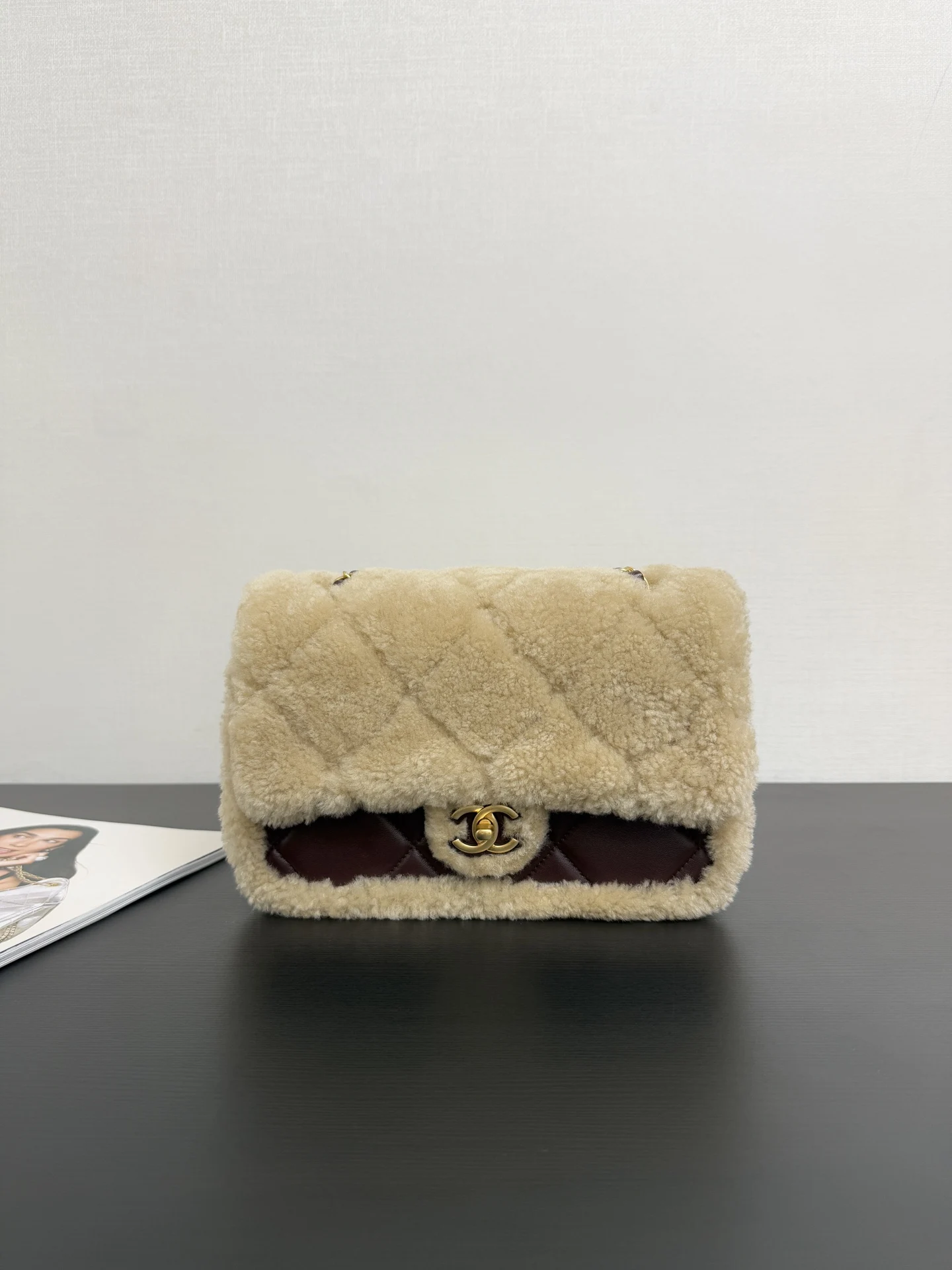 Chanel 99412 Teddy Bear Melard Bag Women s Crossbody Bag