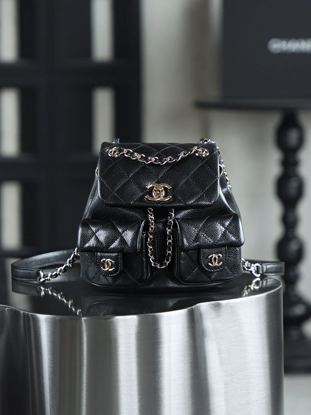Chanel Frog Backpack Double Shoulder Bag
