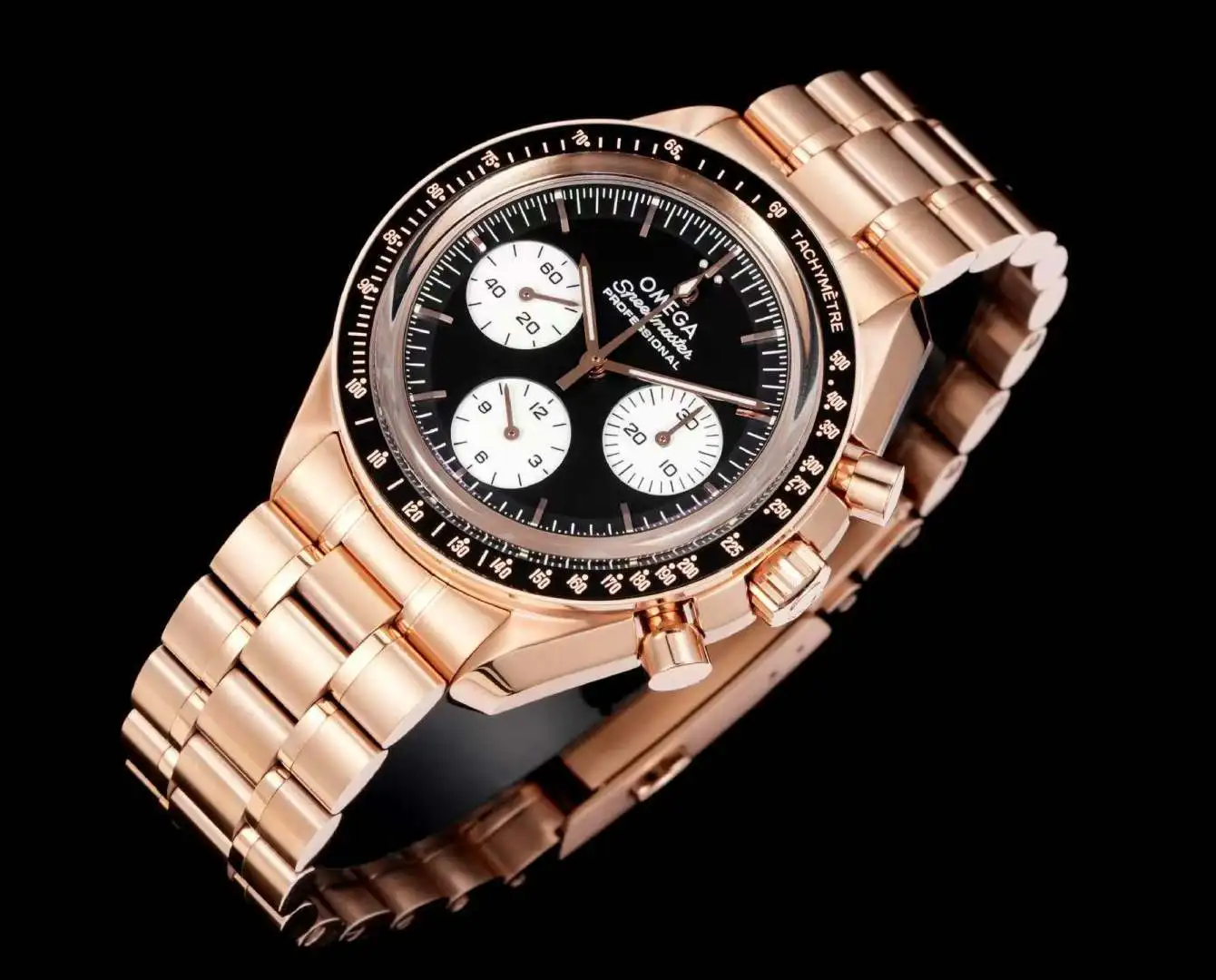 OMEGA 3126 Super Panda Reverse Moon Phase Watch Men s Mechanical Watch