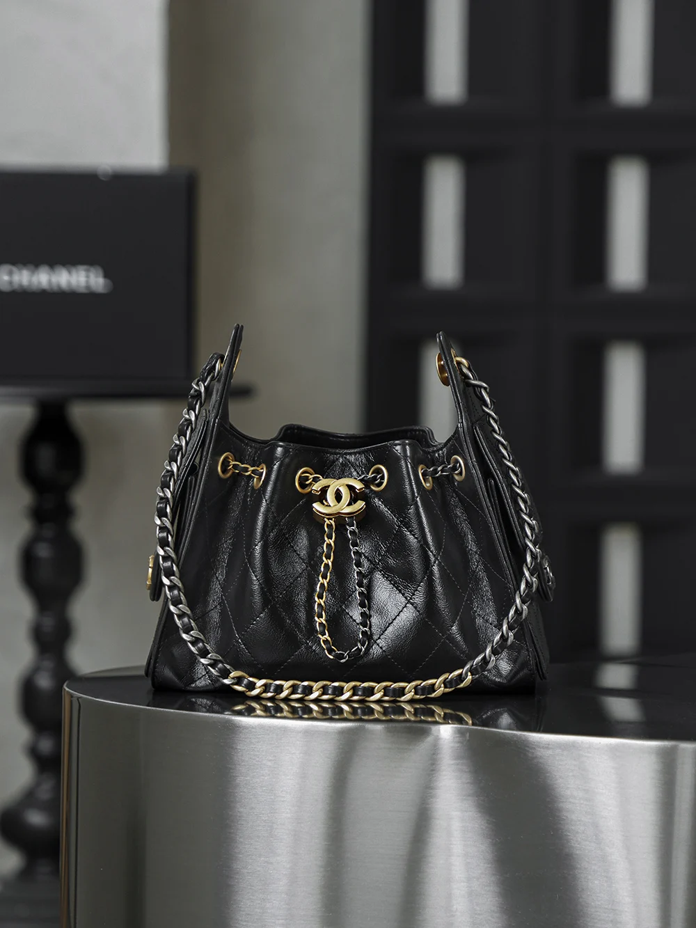 Chanel New Season Oil Wax Leather Bag Women s Crossbody Bag