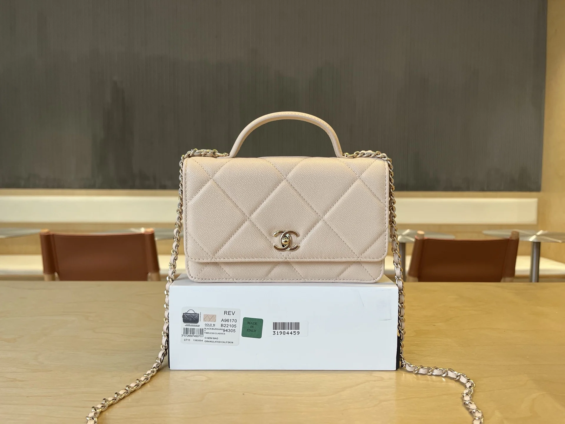 Chanel A96170 Large Diamond Pattern Double Layer Accordion Bag Women s Crossbody Bag Chanel A96170 Large Diamond Pattern Double Layer Accordion Bag Women s Crossbody Bag