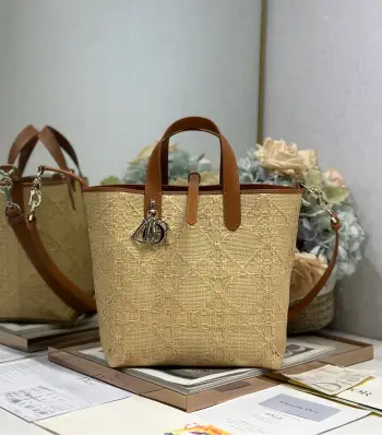 2836 Vertical Woven Handbag Women s Crossbody Bag Replica Dior womens bags