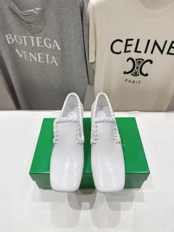 Leather craftsmanship high-heeled loafers women s loafers Replica Bottega Veneta Womens Loafers and Dress Shoes