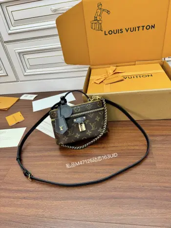 M47125 Imported Diamond Pattern Fabric Handbag Women s Crossbody Bag Replica Louis Vuitton womens bags