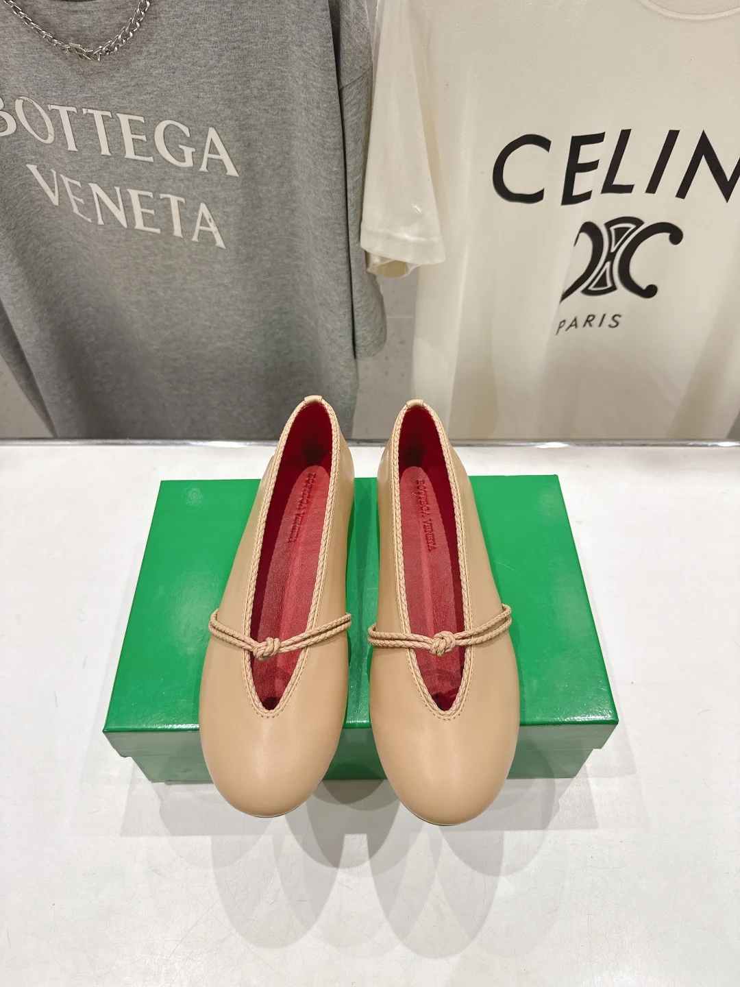 Bottega Veneta New Style Knotted Mary Jane Flat Loafers