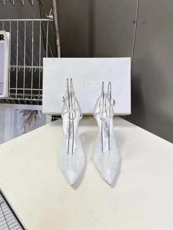 Spring and summer latest lace pointed toe high heels women s high heels Replica JimmyChoo Womens Pumps and Heels