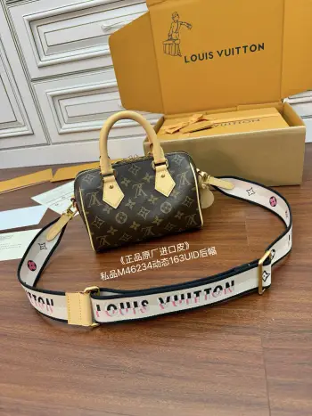 M46234 Imported Diamond Fabric Handbag Women s Crossbody Bag Replica Louis Vuitton womens bags