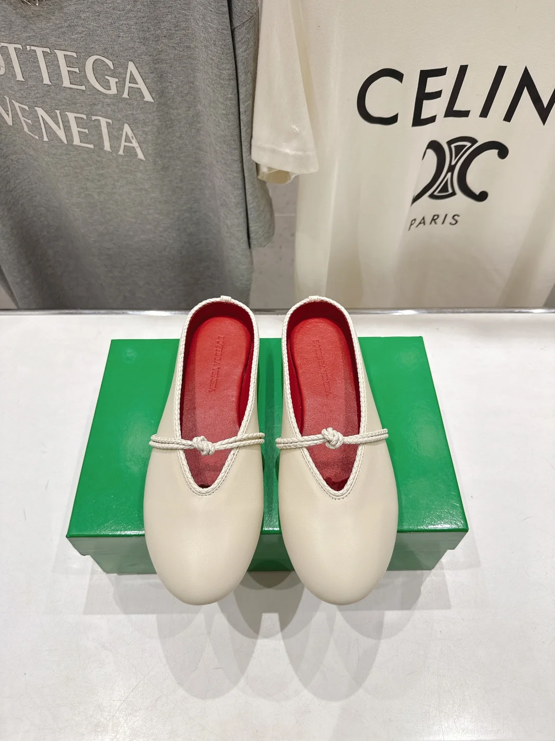 Bottega Veneta Knot-strap Mary Jane half-slippers loafers loafers Bottega Veneta Knot-strap Mary Jane half-slippers loafers loafers