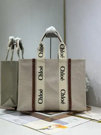 6690 Dark Blue Canvas Tote Bag Women s Tote Bag Replica Dior womens bags