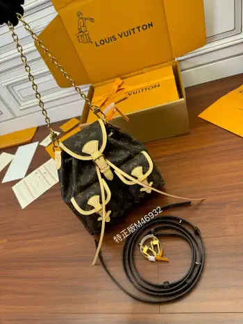 M46932 Imported Diamond Fabric Handbag Backpack Replica Louis Vuitton backpacks