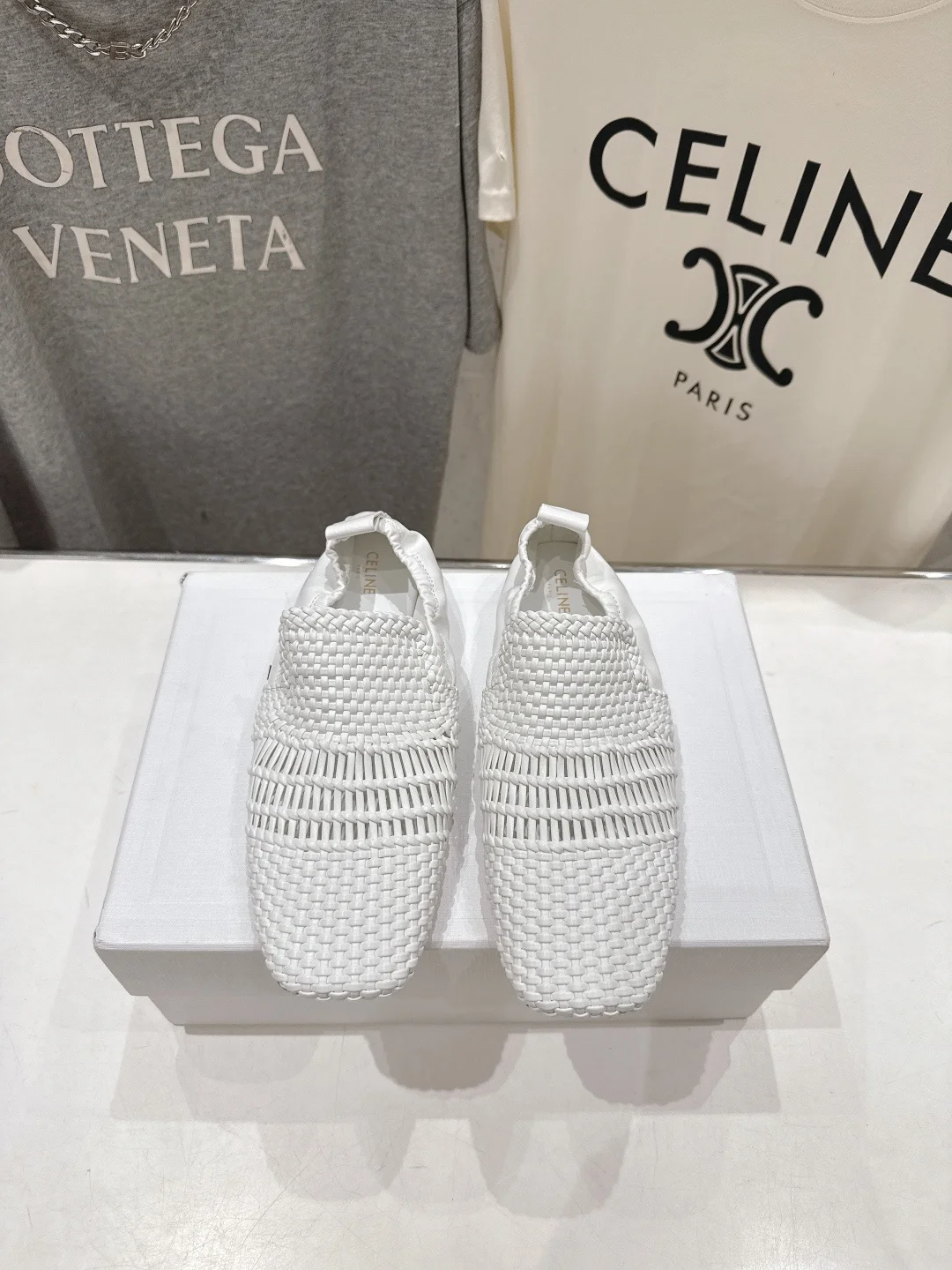 Celine Retro lace-up casual loafers flat shoes women s loafers