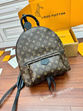 M44874 Imported Diamond Pattern Fabric Handbag Backpack Replica Louis Vuitton backpacks