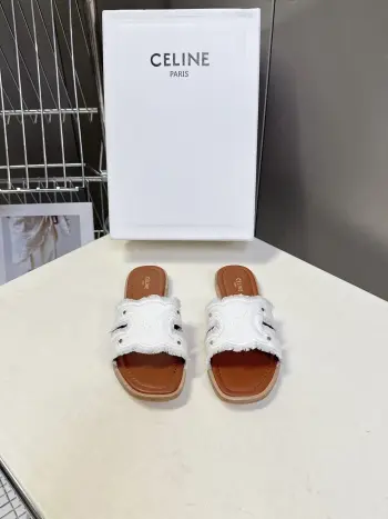 New Retro Arc de Triomphe Stylish Slippers Women s Slippers Replica Celine Womens Sandals and Slides