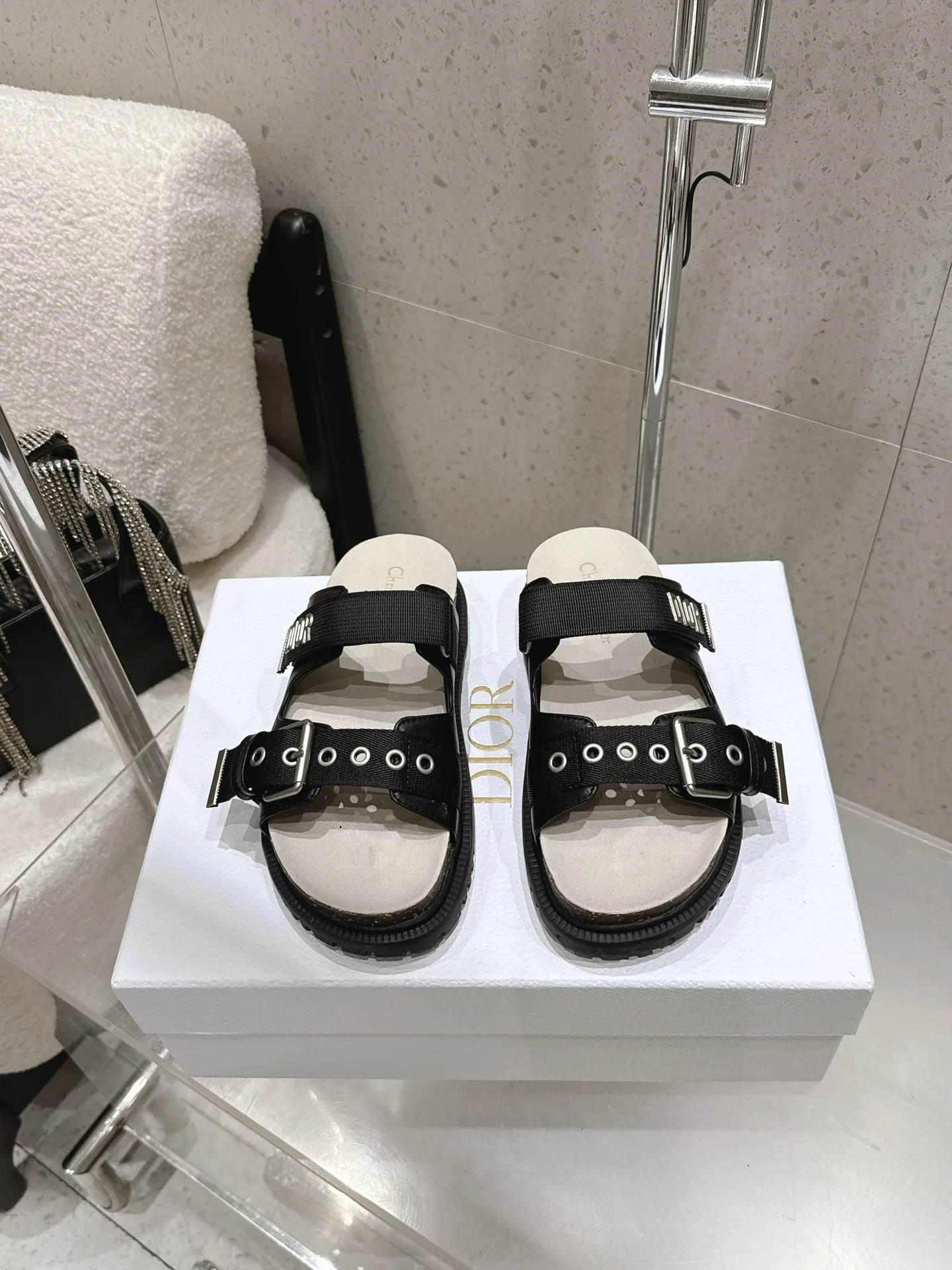 Dior Early spring new style sandals and slippers women s slippers