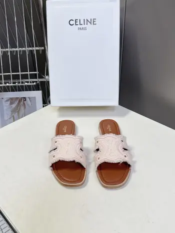 New Vintage Arc de Triomphe Stylish Slippers Women s Slippers Replica Celine Womens Sandals and Slides