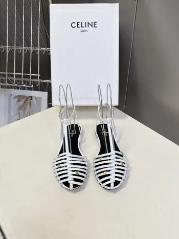 Spring and Summer Roman Style Woven Closed-Toe Sandals Women s Sandals Replica Celine Womens Sandals and Slides