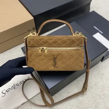 766731 Sheepskin shoulder strap clutch bag women s crossbody bag Replica SAINT LAURENT womens bags