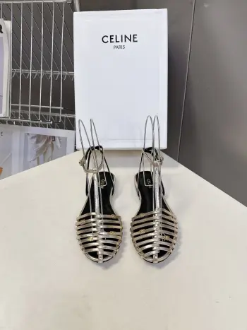 Spring and Summer Roman Style Woven Open-Toe Sandals for Women Replica Celine Womens Sandals and Slides