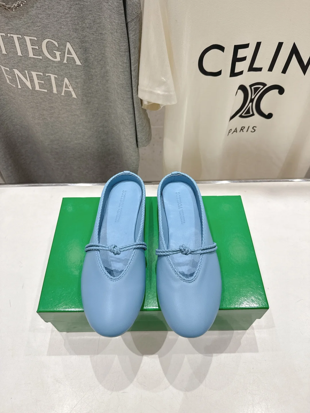 Bottega Veneta Knot-Detail Mary Jane Half-Slip Loafers Bottega Veneta Knot-Detail Mary Jane Half-Slip Loafers