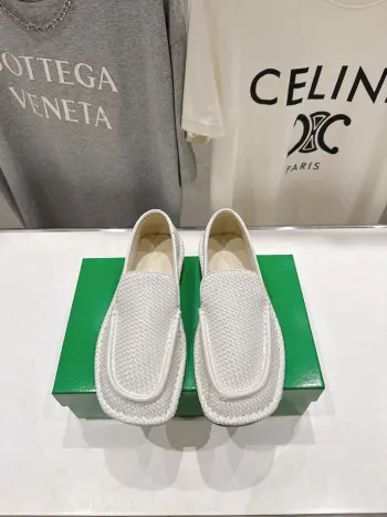 Slip-on flat loafers, couple s loafers Replica Bottega Veneta Mens Loafers and Dress Shoes