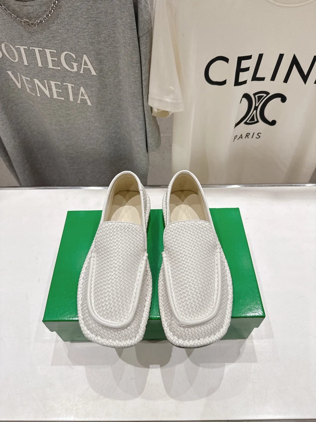 Bottega Veneta Slip-on flat loafers, couple s loafers Bottega Veneta Slip-on flat loafers, couple s loafers