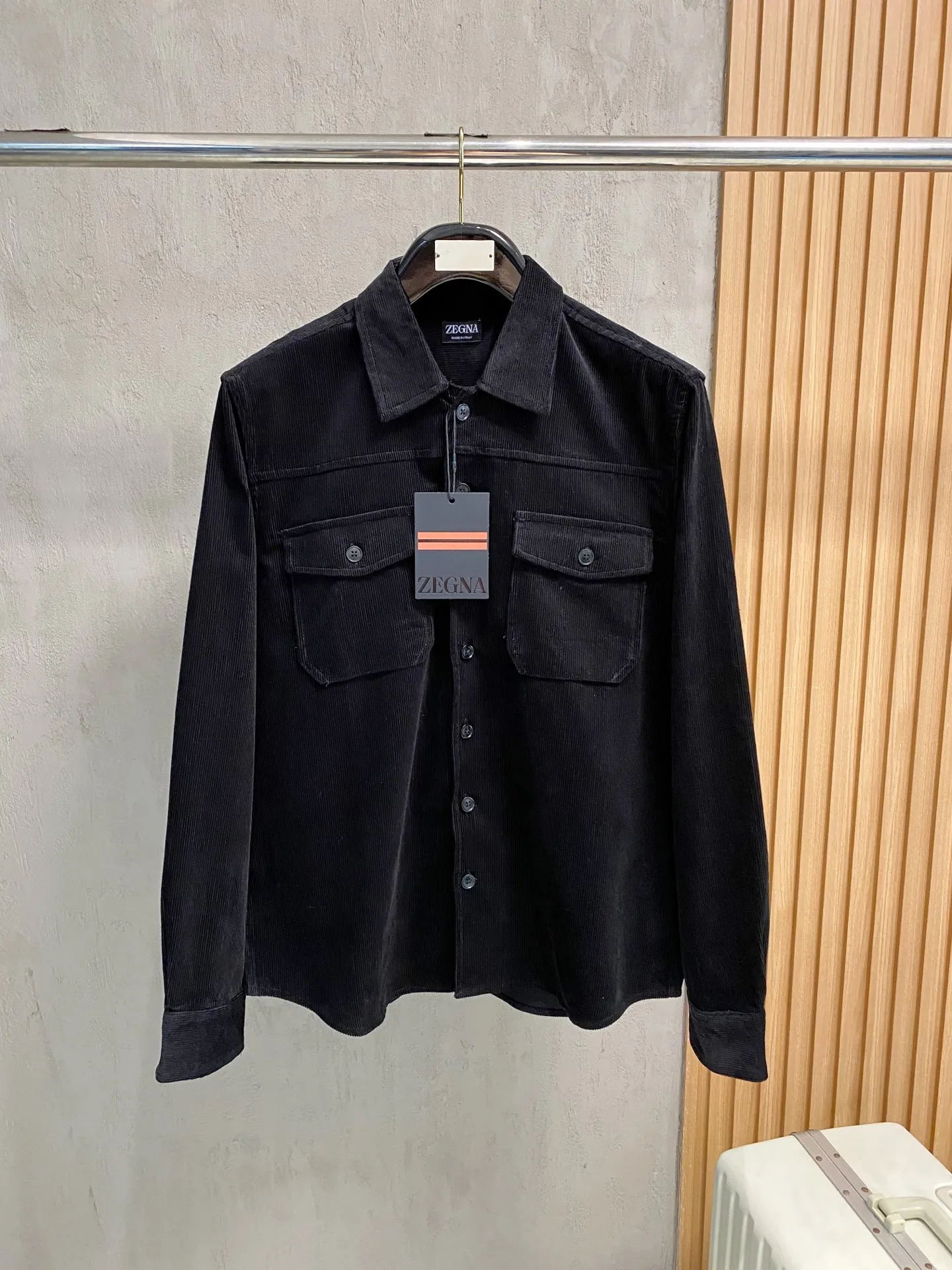 Zegna New Corduroy Shirt Jacket