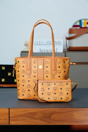 MWPDALR04CO001 Liz Visetos Double-sided shopping bag mother bag Replica MCM womens bags