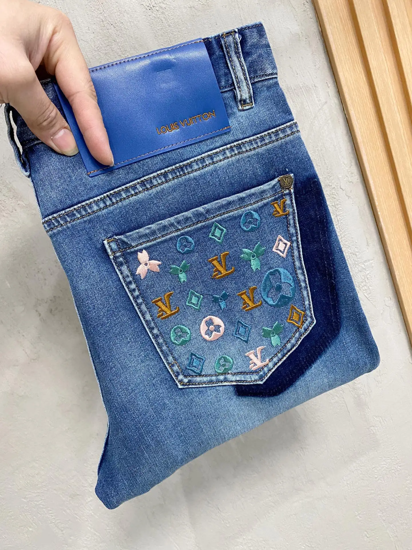 Louis Vuitton Latest style jeans Louis Vuitton Latest style jeans