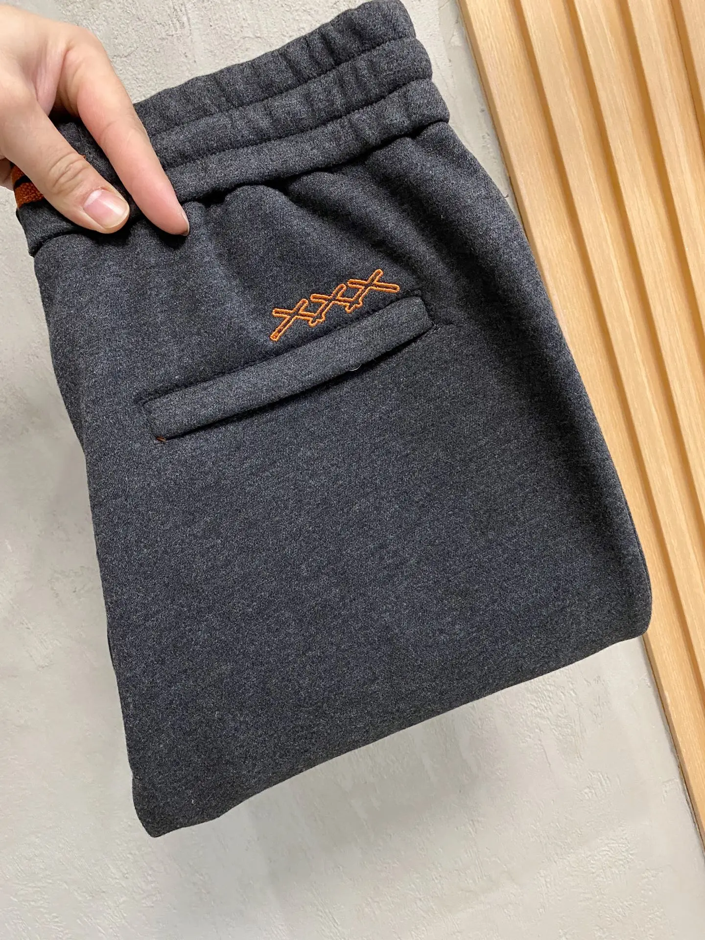 Zegna New Men s Cashmere Wool Blend Straight-leg Sports Pants