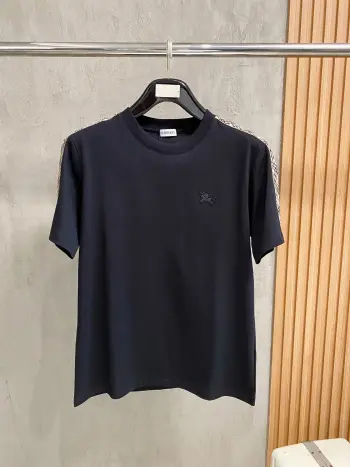 Fashion casual round neck short sleeve Replica Burberry Tshirts and Polos