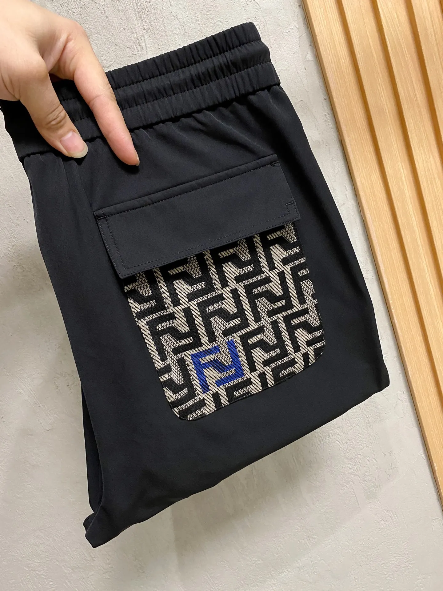 Fendi Fashion Sports Casual Drawstring Sweatpants