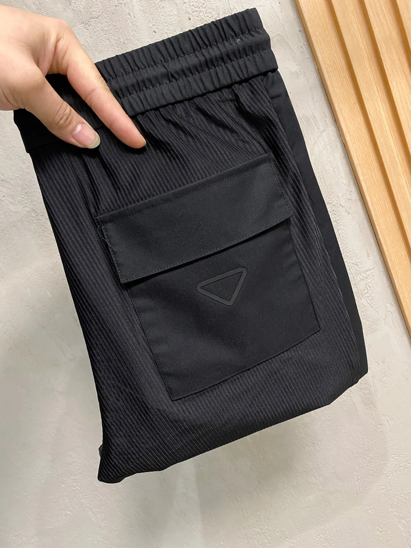 Prada Solid Color Casual Pants