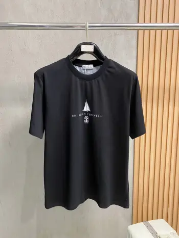 New Original Men s Casual Short Sleeve T-Shirt Replica Brunello Cucinelli Tshirts and Polos