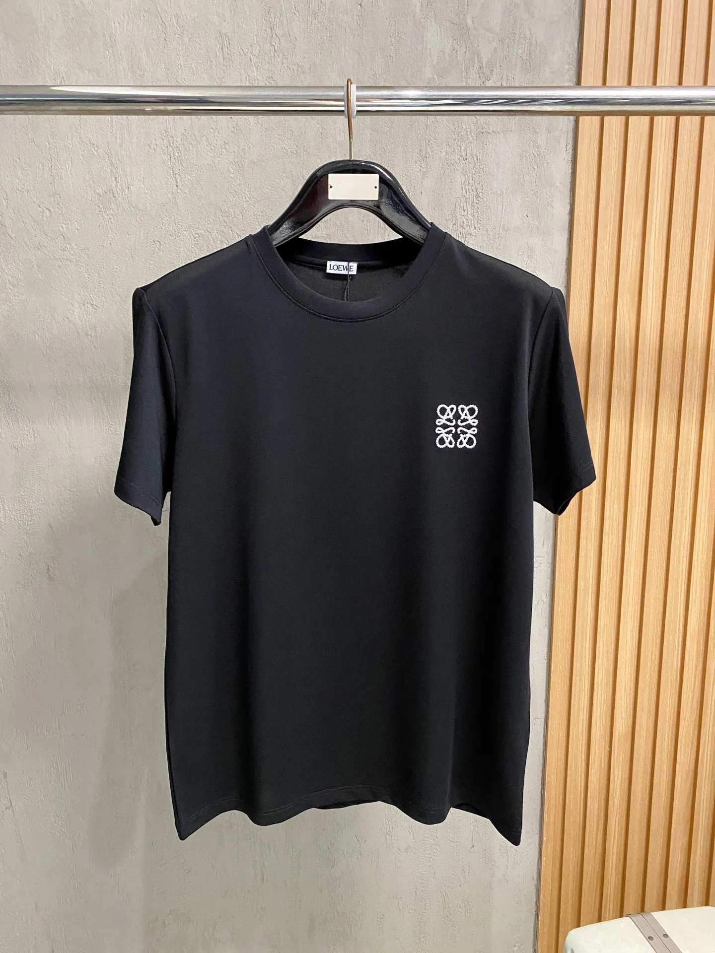 Loewe Floral 3D Embroidery Short Sleeve T-Shirt