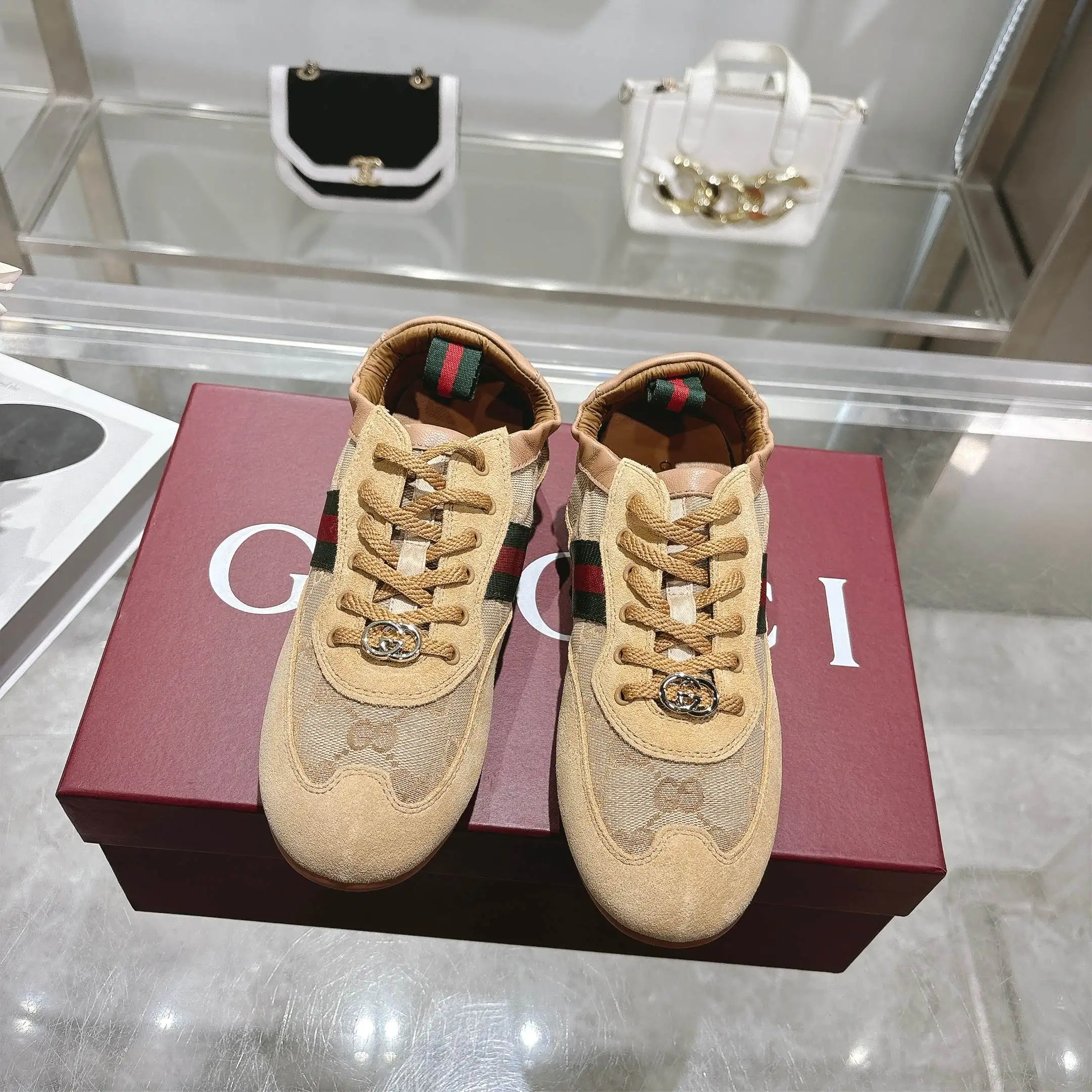 Gucci Cow suede dance shoes