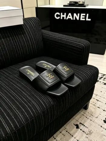 Genuine leather sole sandals women s sandals Replica Chanel Womens Sandals and Slides