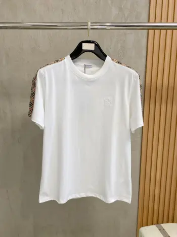 Fashion casual round neck short sleeve Replica Burberry Tshirts and Polos