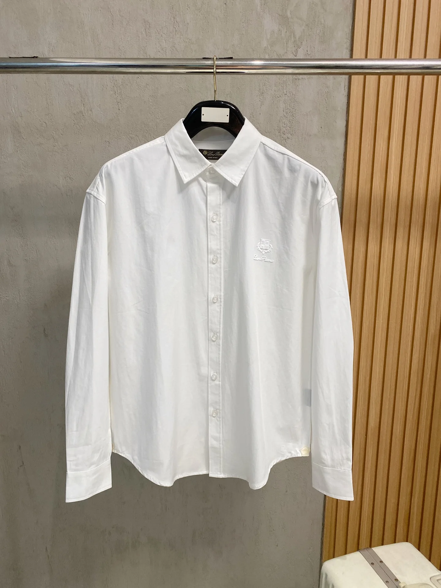 Loro Piana High-density twill cotton polo shirt