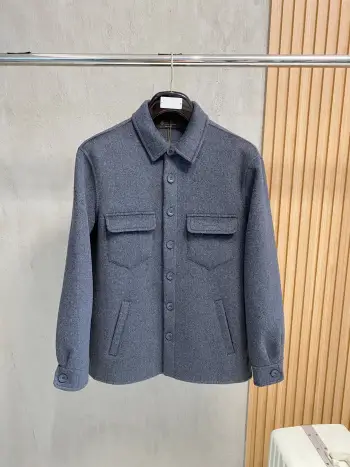 Men s Cashmere Wool Overcoat Replica Loro Piana Jackets and Outerwear