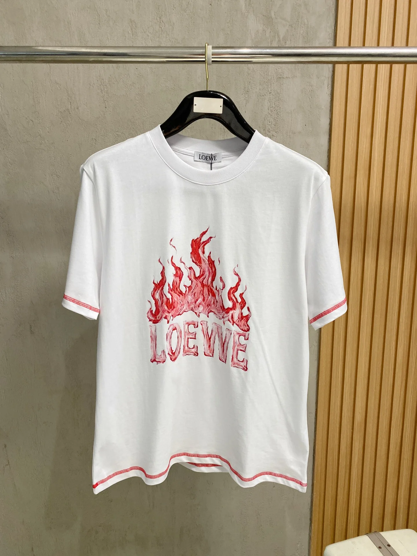 Loewe Round neck short sleeve T-shirt