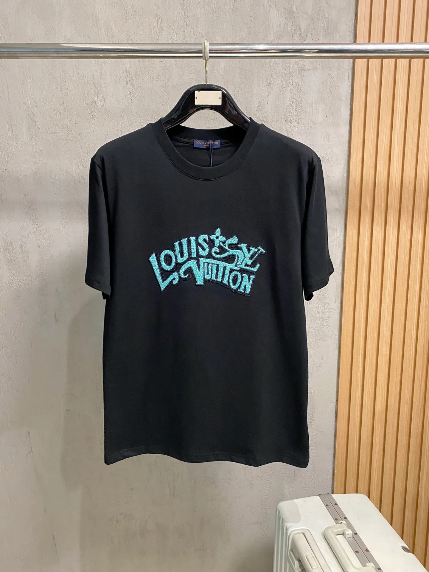 Louis Vuitton Embroidered Letter Logo Short Sleeve T-Shirt