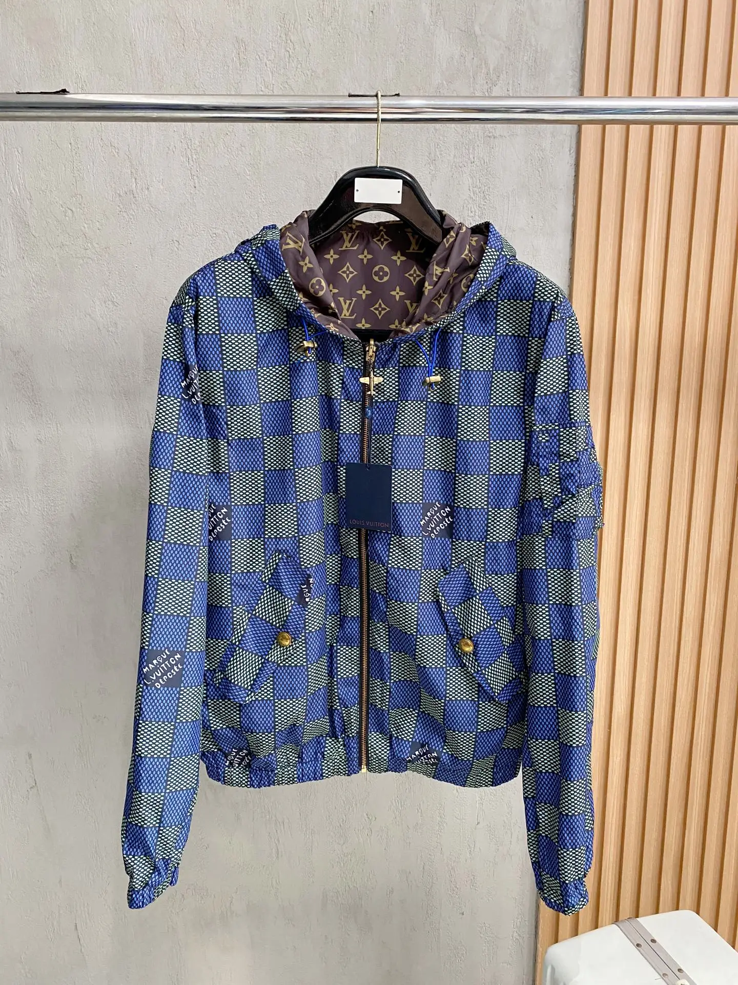 Louis Vuitton Lightweight Reversible Jacquard Jacket Louis Vuitton Lightweight Reversible Jacquard Jacket