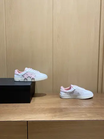 Classic Bone Pattern Suede Sneakers Couple Casual Shoes Replica AMIRI Womens Casual and Sneakers