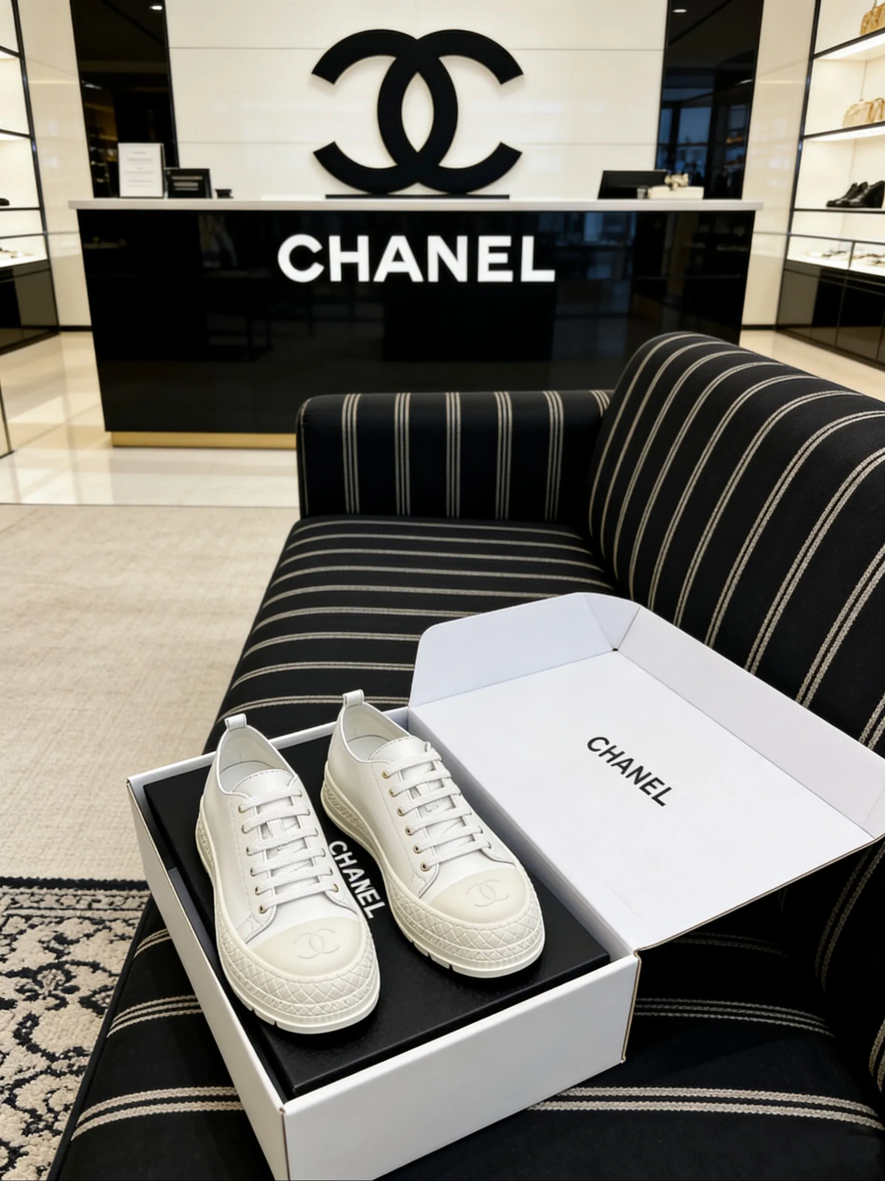 Chanel Mary Jane casual sneakers women s casual shoes