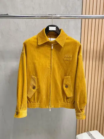 Corduroy collar jacket Replica MIU MIU Jackets and Outerwear