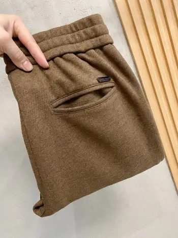 Old-style straight-leg casual pants Replica Brunello Cucinelli Pants and Trousers