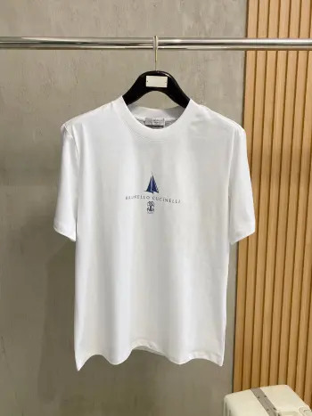 New Original Men s Casual Short Sleeve T-Shirt Replica Brunello Cucinelli Tshirts and Polos