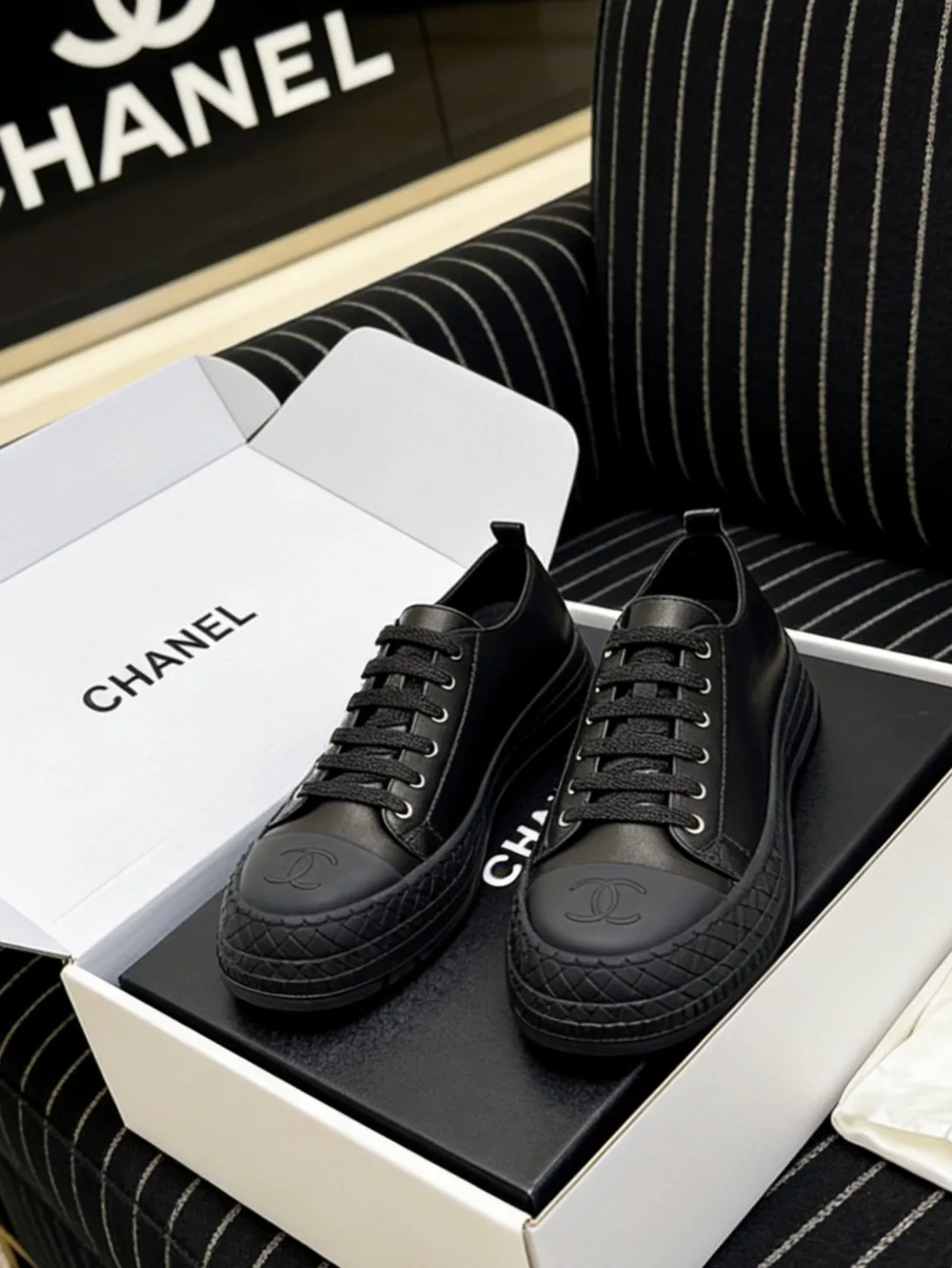Chanel Mary Jane casual sneakers women s casual shoes
